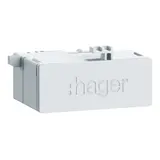 HAGER ZZ45WAN2PP RJ45-Buchse Patch/Patch, 180°