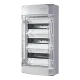 F-TRONIC 7270003 Aufputz-Feuchtraum-Verteiler IP65 3-reihig, PS