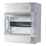 F-TRONIC 7270001 Aufputz-Feuchtraum-Verteiler IP65 1-reihig, Belüftungssystem, PS