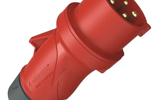 MENNEKES 13523 Stecker PowerTOP Xtra S SafeCONTACT 32 A, 5-polig, 400 V