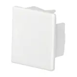 HAGER LF3003069016 tehalit Leitungsführungskanal-Endstück Kunststoff, halogenfrei | verkehrsweiß | 30x30 mm