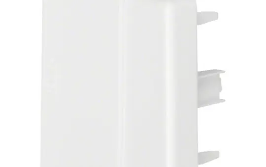 HAGER LFF6006069016 tehalit Leitungsführungskanal-Endstück Kunststoff, halogenfrei, einstellbar | verkehrsweiß | 60x57 mm