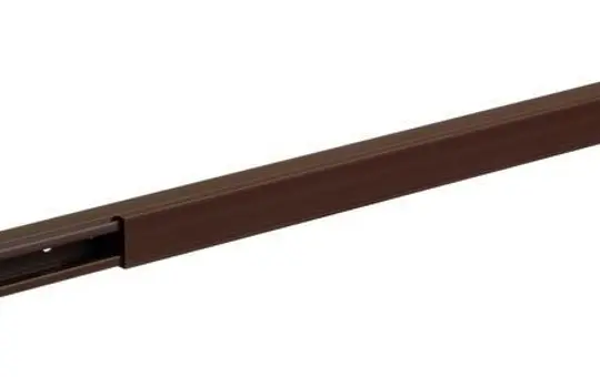 HAGER LF1501508014 tehalit Leitungsführungskanal komplett Kunststoff | braun | 15x15 mm