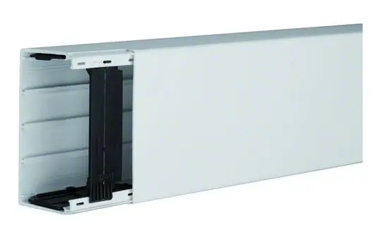 HAGER LF6011007035 tehalit Leitungsführungskanal komplett Kunststoff | lichtgrau | 60x110 mm