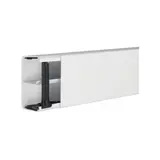 HAGER LF6011109016 tehalit Leitungsführungskanal komplett Kunststoff, mit Trennwand | verkehrsweiß | 60x110 mm