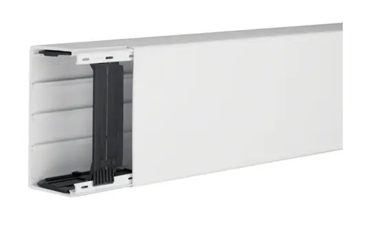 HAGER LF6011009016 tehalit Leitungsführungskanal komplett Kunststoff | verkehrsweiß | 60x110 mm