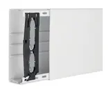 HAGER LF6019009016 tehalit Leitungsführungskanal komplett Kunststoff | verkehrsweiß | 60x190 mm