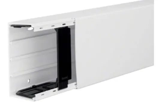 HAGER LFE6011009016 tehalit Leitungsführungskanal komplett Kunststoff, UV-stabil | verkehrsweiß | 60x110 mm