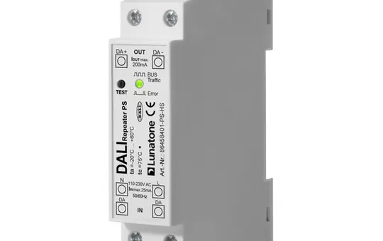LUNATONE 86458401-PS-HS DALI-Repeater REG 200 mA