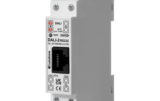 LUNATONE 24166096-LU-HS DALI-2-RS232-Schnittstelle REG Standard