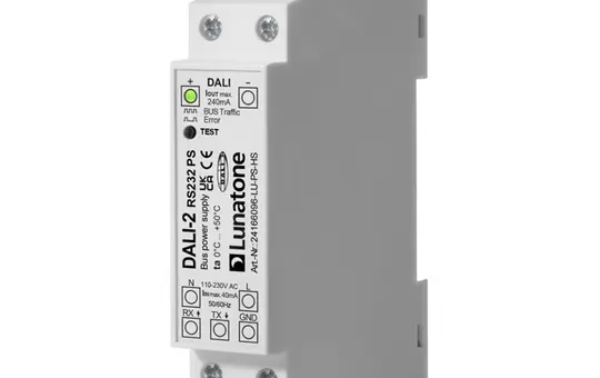 LUNATONE 24166096-LU-PS-HS DALI-2-RS232-Schnittstelle REG 240 mA