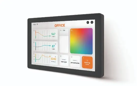 LUNATONE 86456840-P-B DALI-2 Touchdisplay Plus | schwarz | 7 Zoll