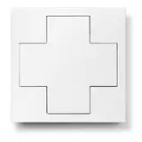 LUNATONE 86459793-W16-NFC DALI-2 Switch Cross App-Controller aktiviert, NFC | verkehrsweiß