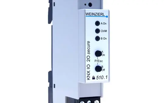 WEINZIERL 5444 KNX-Schaltaktor 2-fach, KNX Secure