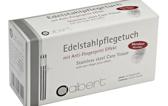 ALBERT 690027 Edelstahlpflegetuch 10 Stück