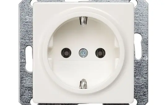 SIEMENS 5UB1511 SCHUKO-Steckdose Delta i-system Standard | titanweiß