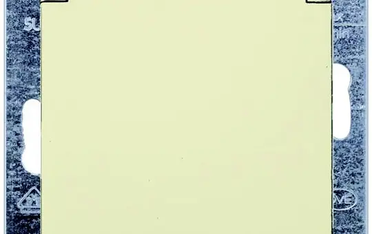 SIEMENS 5UB1905 SCHUKO-Steckdose Delta i-system Berührungsschutz, Klappdeckel | cremeweiß