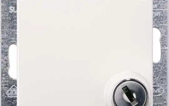 SIEMENS 5UB1906 SCHUKO-Steckdose Delta i-system Berührungsschutz, Klappdeckel, Schloss | cremeweiß