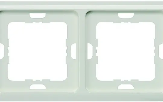 SIEMENS 5TG1812 Abdeckrahmen delta profil 2-fach | titanweiß