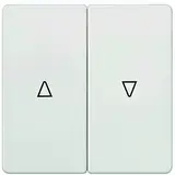SIEMENS 5TG6254 Jalousiewippe delta i-system 2-fach | aluminium