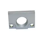 BARTHELME 62398605 Endkappe für BARdolino flach, Aluminium, Kabeldurchführung (M8)