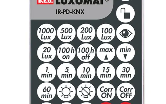 B.E.G. 92123IR-Fernbedienung für LUXOMAT IR-PD-KNX