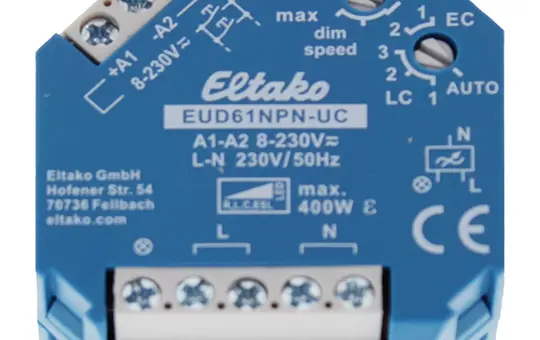 ELTAKO EUD61NPN-UC Universaldimmer UP RLC/ESL/LED, 400 W