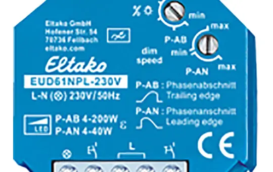 ELTAKO EUD61NPL-230V Universaldimmer UP LED, 200 W