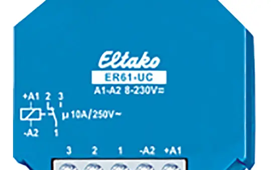 ELTAKO ER61-UC Schaltrelais 1 Wechsler, potenzialfrei