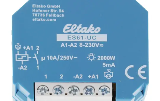 ELTAKO ES61-UC Stromstoßschalter 8-230 V UP 10 A, 1S