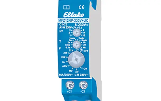 ELTAKO MFZ12NP-230V+UC Multifunktions-Zeitrelais 1 Schließer, 16 A