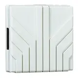 GROTHE 44265 elektromechanischer Gong Typ 265, Batterie | weiß