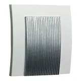 GROTHE 44565 elektromechanischer Gong Typ 565, Batterie | weiß/silber