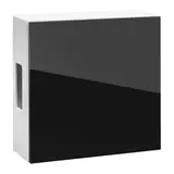 GROTHE 44465 elektromechanischer Gong Typ 465A, Batterie | weiß/schwarz hochglanz