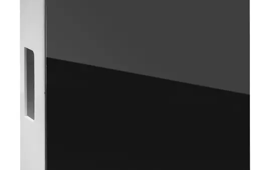 GROTHE 44465 elektromechanischer Gong Typ 465A, Batterie | weiß/schwarz hochglanz