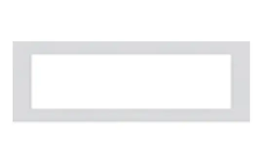 GROTHE 98054 Rähmchen Typ 600 | weiß