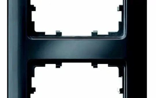 SIEMENS 5TG25526 Abdeckrahmen DELTA line 2-fach | carbonmetallic