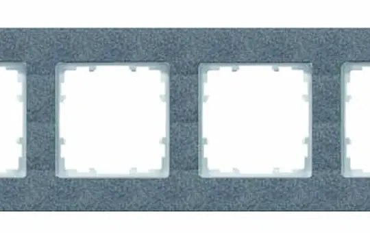 SIEMENS 5TG11142 Abdeckrahmen delta miro 4-fach | carbonmetallic