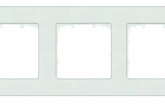 SIEMENS 5TG11130 Abdeckrahmen delta miro 3-fach | titanweiß