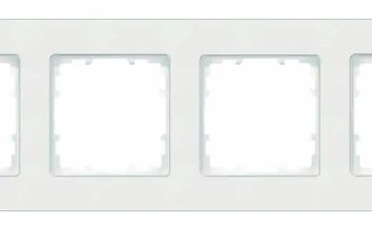 SIEMENS 5TG11140 Abdeckrahmen delta miro 4-fach | titanweiß