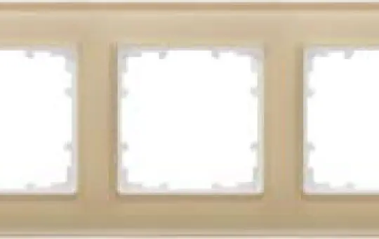 SIEMENS 5TG1203-4 Abdeckrahmen delta miro Glas 3-fach | arena