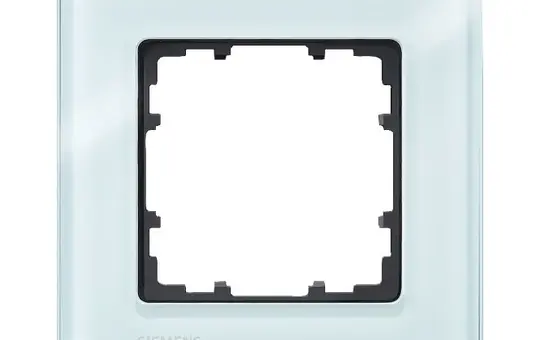 SIEMENS 5TG1201 Abdeckrahmen delta miro Glas 1-fach | kristallgrün