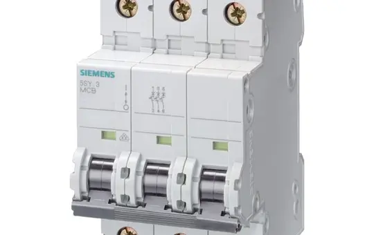 SIEMENS 5SY4310-7 Leitungsschutzschalter Typ C 3-polig 10 A, 10 kA