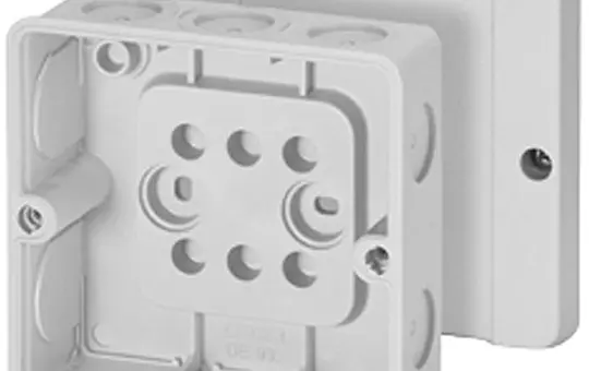 HENSEL DE9340 Kabelabzweigdose Serie D leer | grau | 98x98 mm