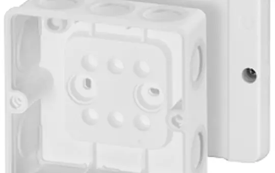 HENSEL DE9341 Kabelabzweigdose Serie D leer | weiß | 98x98 mm