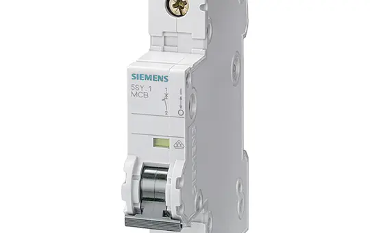 SIEMENS 5SY4106-6 Leitungsschutzschalter Typ B 1-polig 6 A, 10 kA