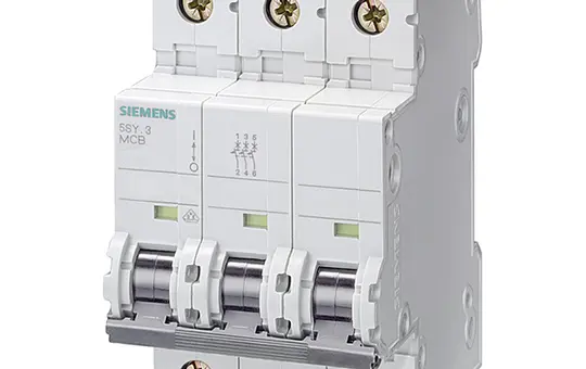 SIEMENS 5SY4316-6 Leitungsschutzschalter Typ B 3-polig 16 A, 10 kA