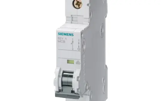 SIEMENS 5SY4106-7 Leitungsschutzschalter Typ C 1-polig 6 A, 10 kA
