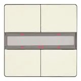 SIEMENS 5WG1286-2DB13 KNX-Tastsensor delta style 2-fach | titanweiß