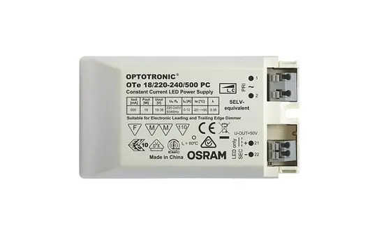 OSRAM 4052899105362 Konstantstromtreiber OTe 18 W 500 mA